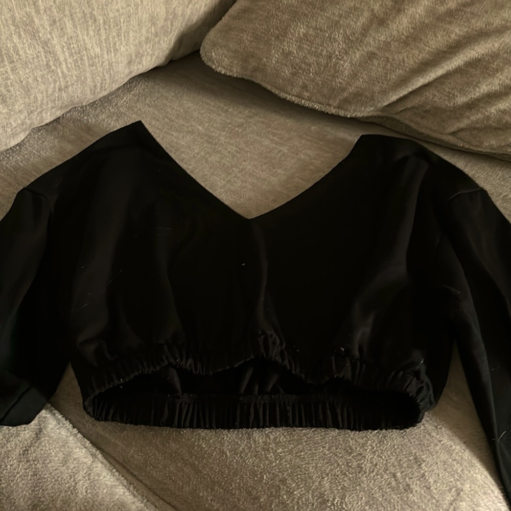 SHEIN off the shoulder crop